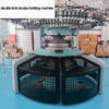 Large double circular knitting machine Textile machine High quality 34“x28Gx108F