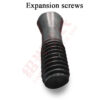 Expansion screws Double-twisting machine accessories Textile machinery parts