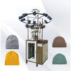 Circular knitting machine integrated machine rib machine