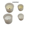 Ceramic bowl Double Twister machines accessories Textile machinery parts