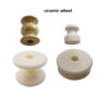 Ceramic wheel  texturing machine parts Textile machinery parts Doubling winders