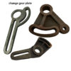 Change gear plate twister machine parts Textile machinery parts