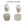 Clutch sleeve block roller Texturing machine parts Textile machinery parts Doubling winders