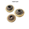 Copper gear Double twister machine parts Textile machinery parts