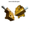Worm reduction gear  Double twister machine parts Textile machinery parts