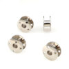 172222 Full Steel Flat 4-Hole Bobbins, Household Multi-Function Sewing Machine Thread Cores / Lock Cores