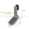 P50 Universal Flat Presser Foot & Gathering Foot, Semi-Steel, for Computerized Lockstitch Machine