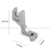 T168 S518L All-steel Single Side Invisible Zipper Foot, Universal for Industrial Lockstitch Machine