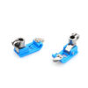 Plastic Presser Foot for 3-needle 5-thread Coverstitch Machine, 5.6mm Coverstitch Foot, Blue Base & Iron Shank Presser Foot